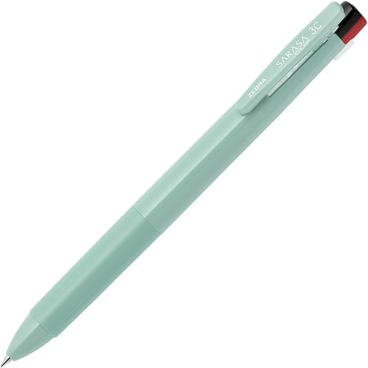 Sarasa Clip 3 en 1 tinta negra, azul y rojo 0.4 mm-1 pza