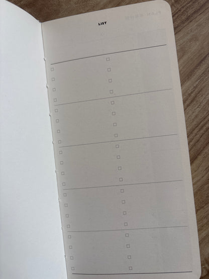 Planner 12 meses sin fechas