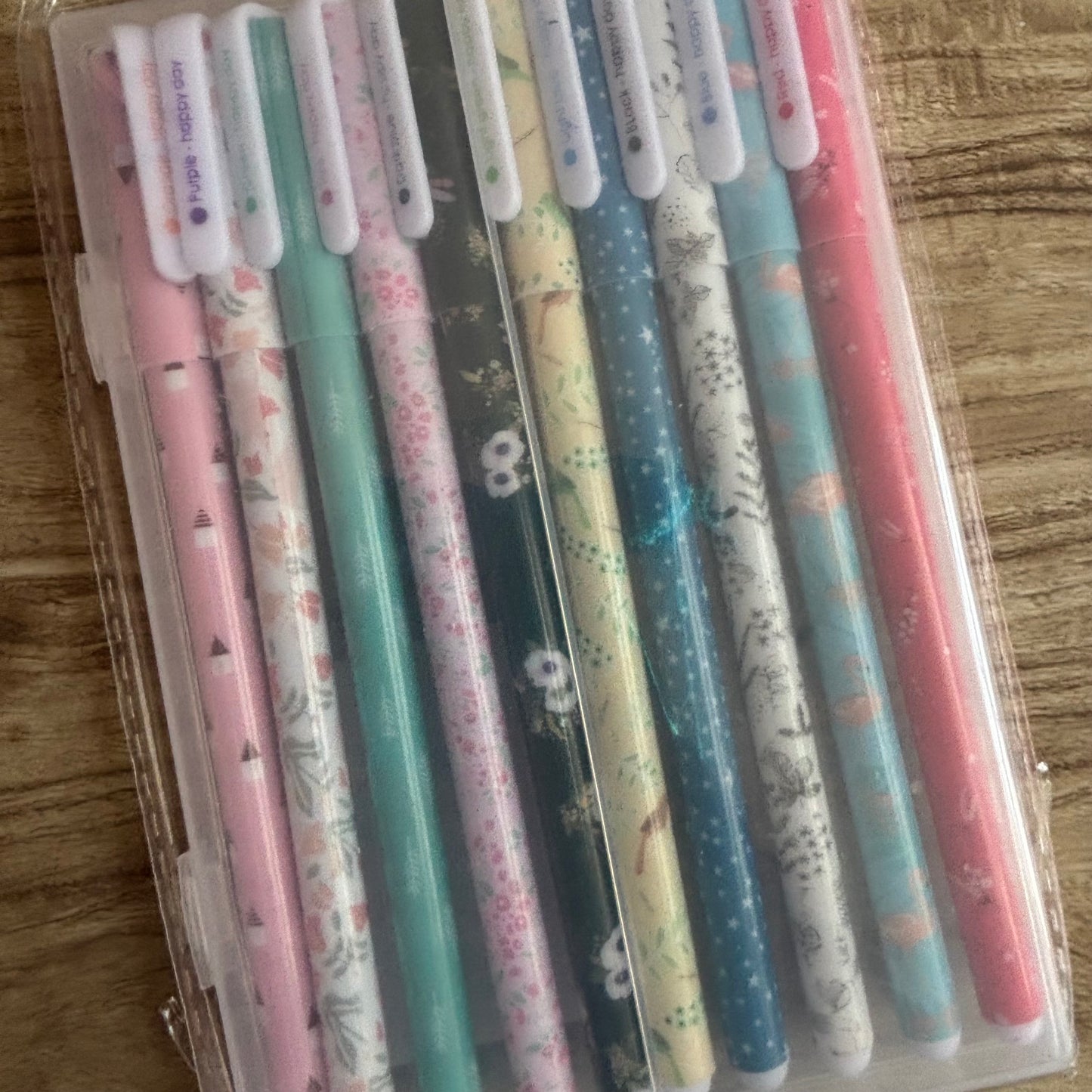 Set lapiceros tinta gel-10 pzas