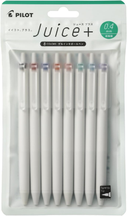 Set lapiceros Pilot Juice Plus 0.4 mm-8 pzas