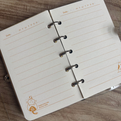 Mini binder A7 gatitos-80 hojas