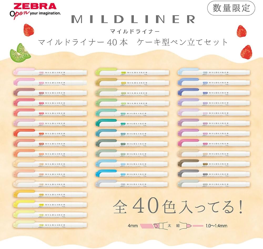 Set Resaltadores Mildliners Edición Especial-40 pzas