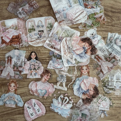 Stickers parejas y bodas-40 pzas