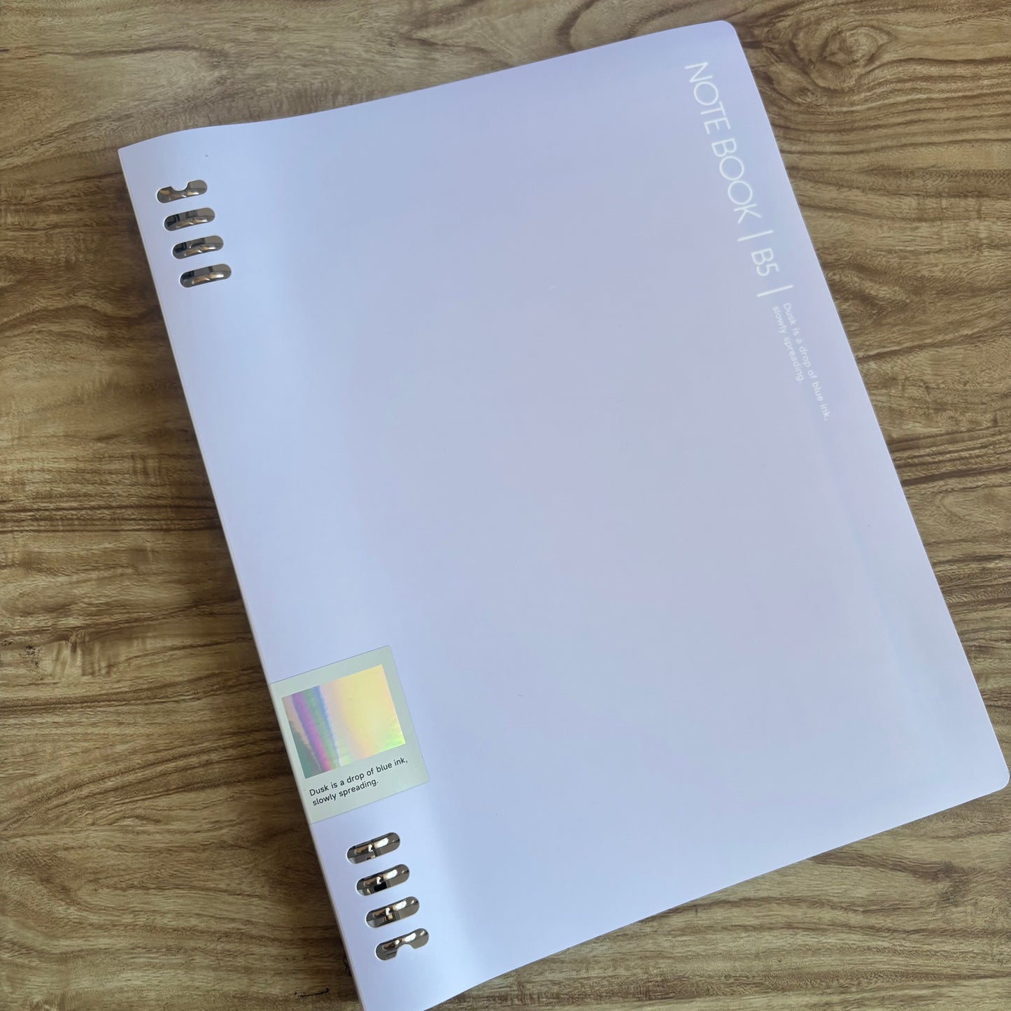 Cuaderno infinito B5 8 anillas-50 hojas rayadas+separadores