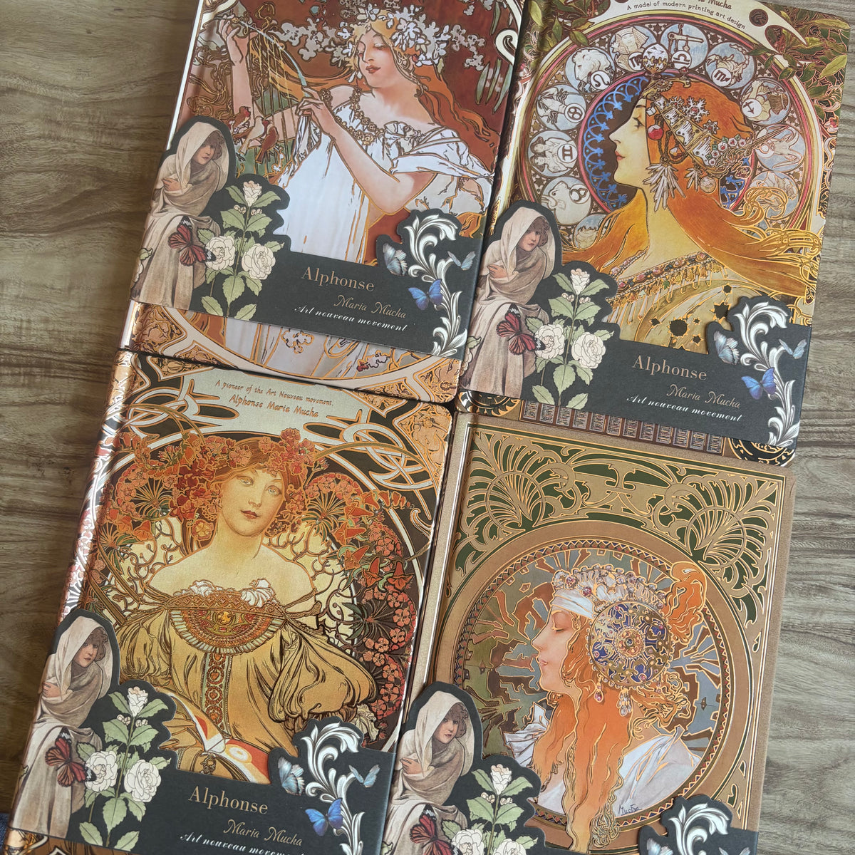 Libreta Maria Mucha A5-128 hojas