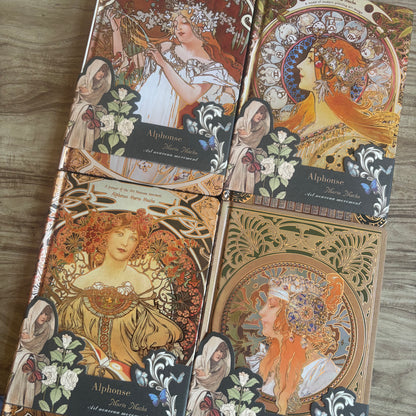 Libreta Maria Mucha A5-128 hojas