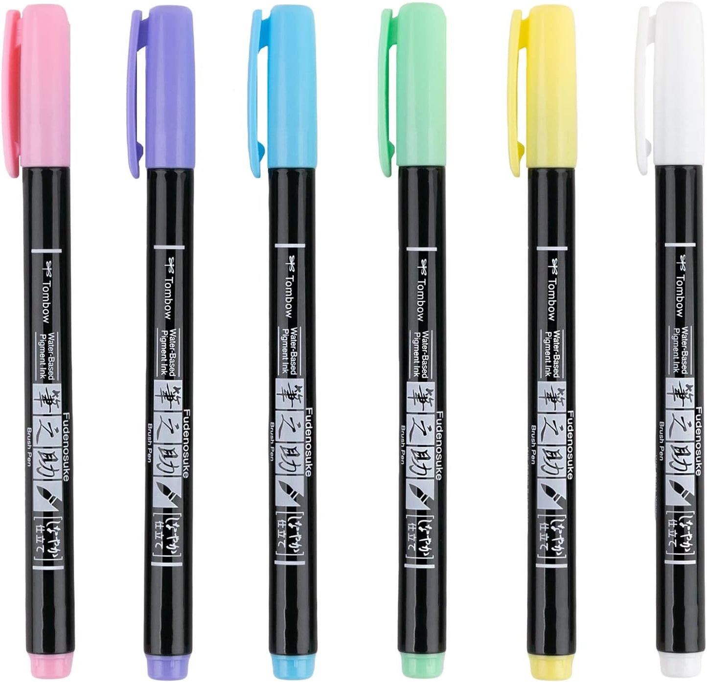 Set de tombow punta pincel pasteles-6 pzas