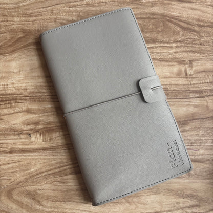 Notebook Travel cuero corrugado-2 cuadernillos