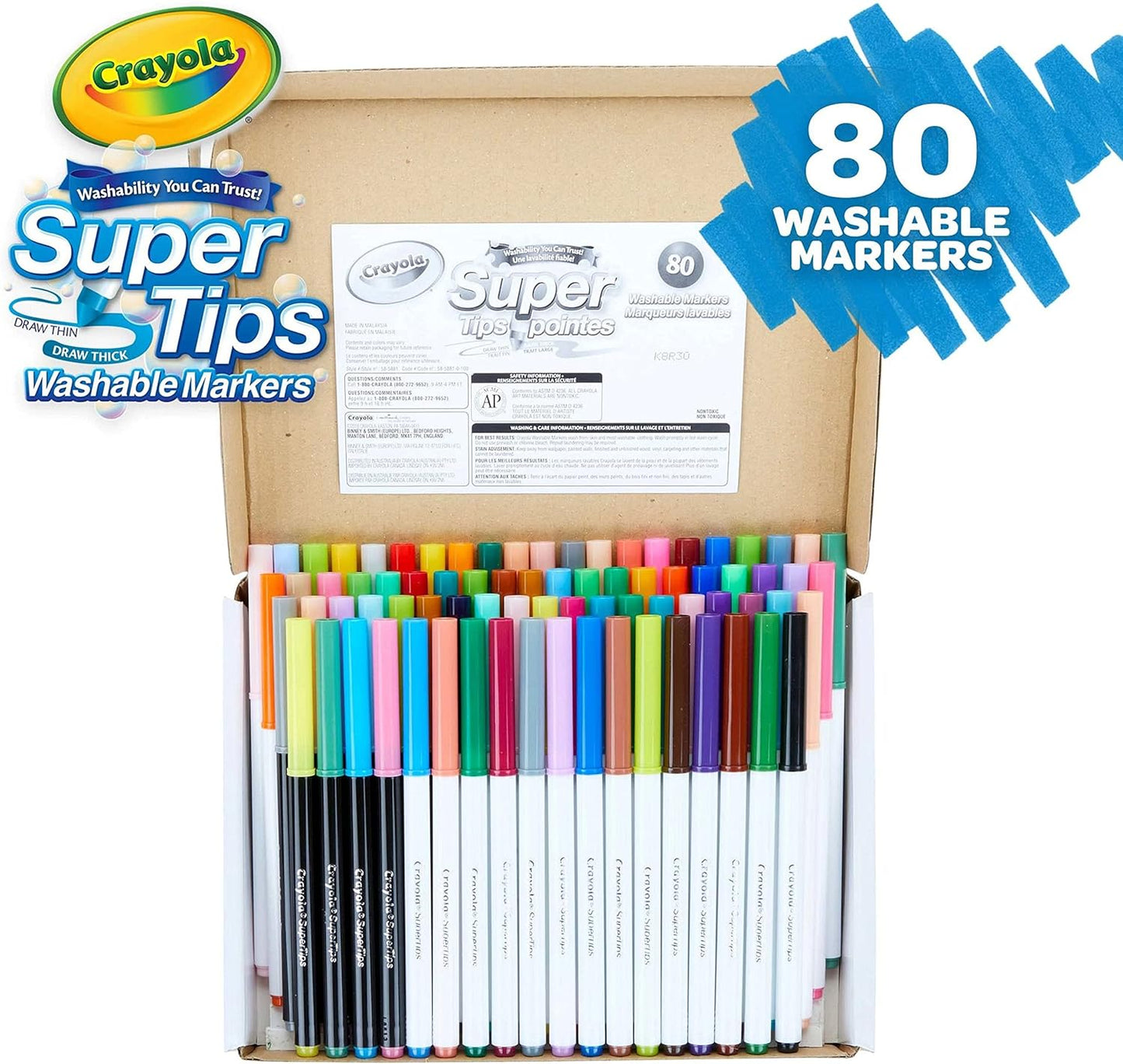Set de marcadores Supertips-80 unidades
