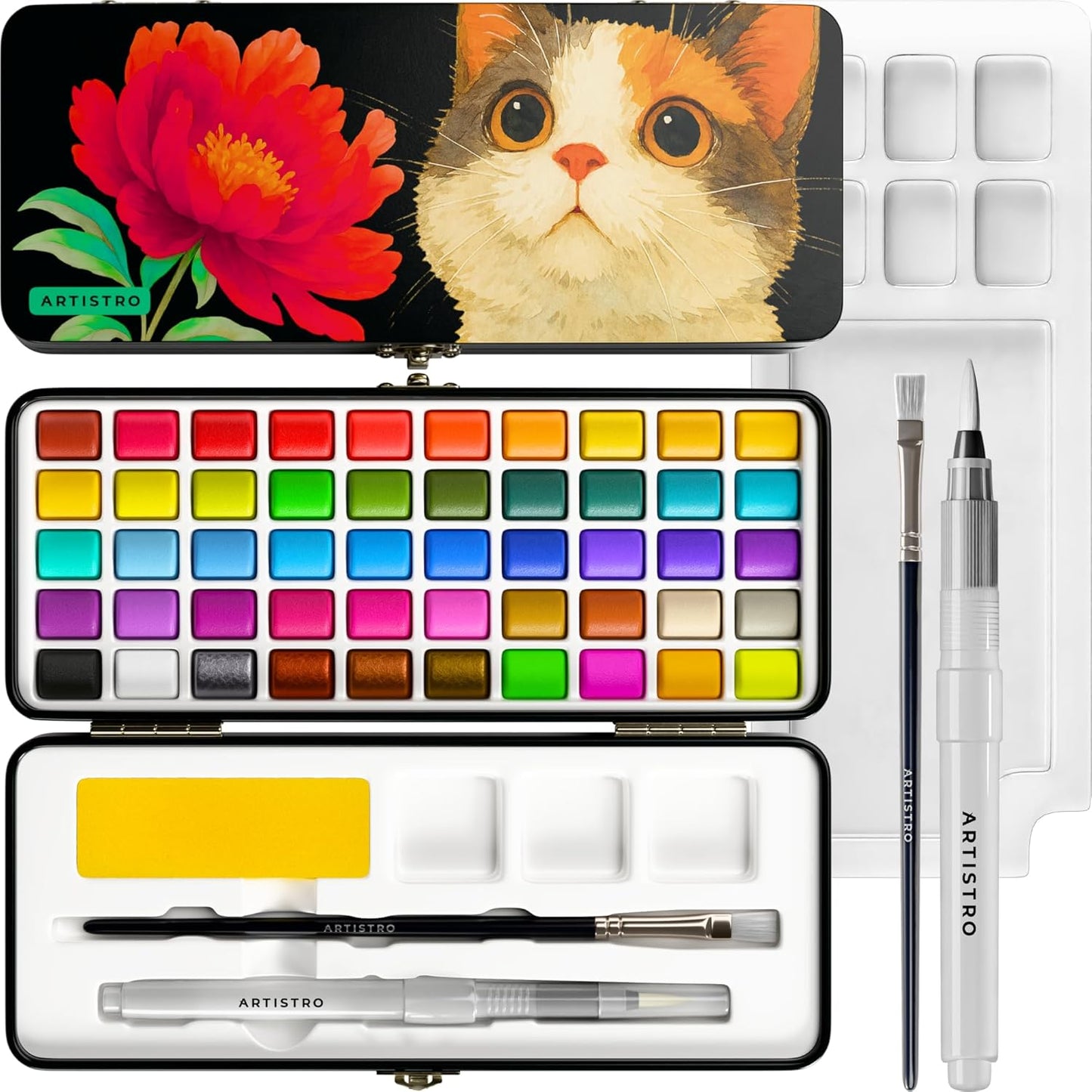 Set de 50 acuarelas portatiles