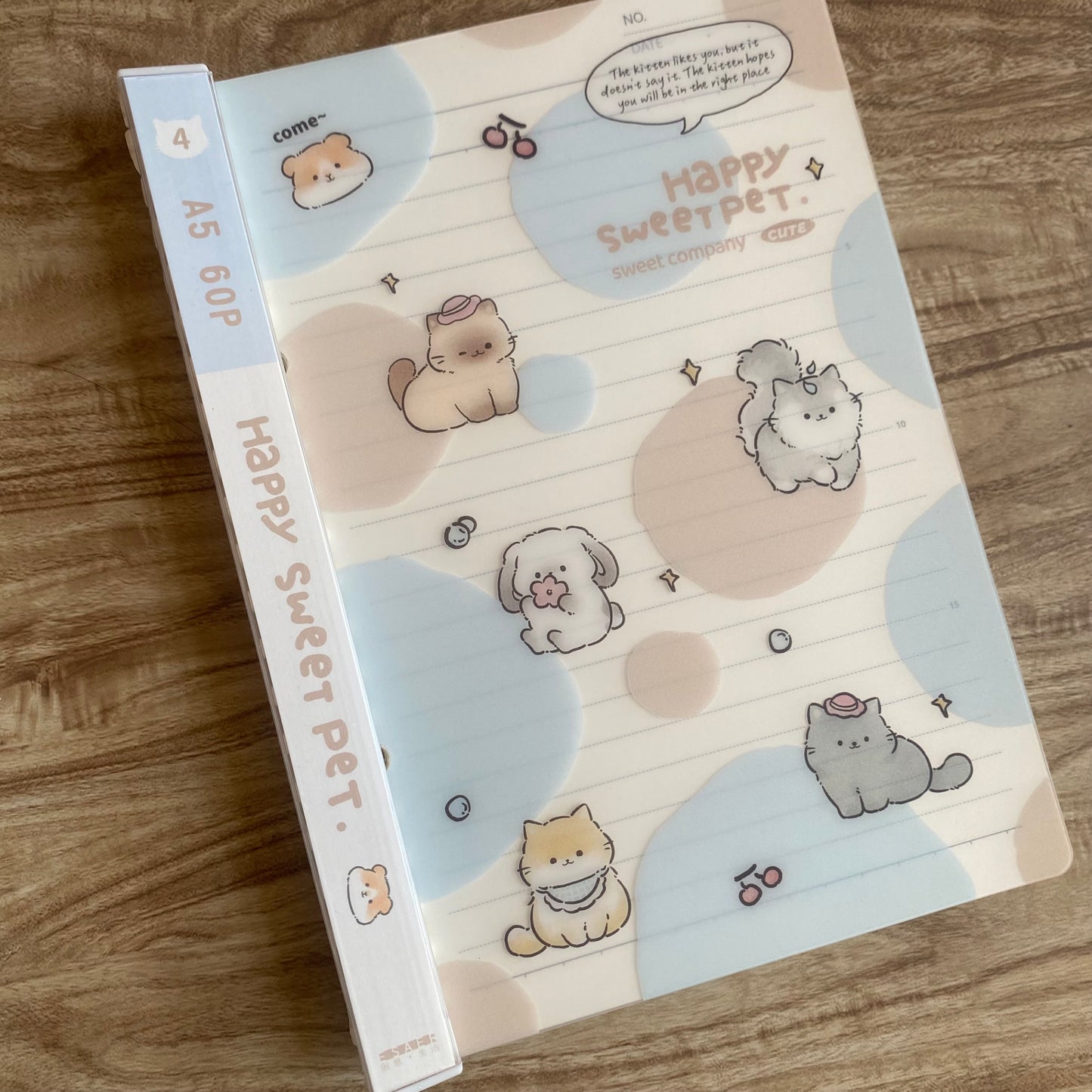 Cuaderno infinito "gatitos" A5 -50 hojas rayadas