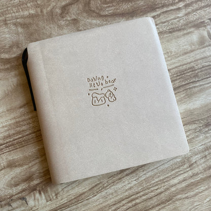 Cuaderno A7 hojas blancas + lapicero