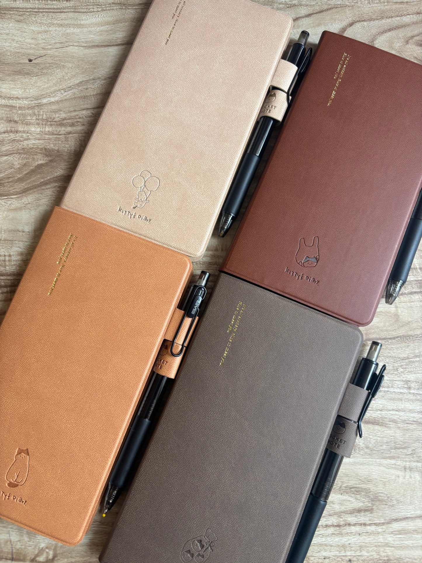 Libreta de bolsillo con lapicero tinta gel-88 hojas