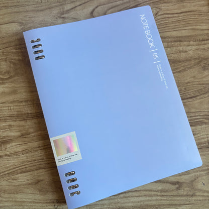 Cuaderno infinito B5 8 anillas-50 hojas rayadas+separadores