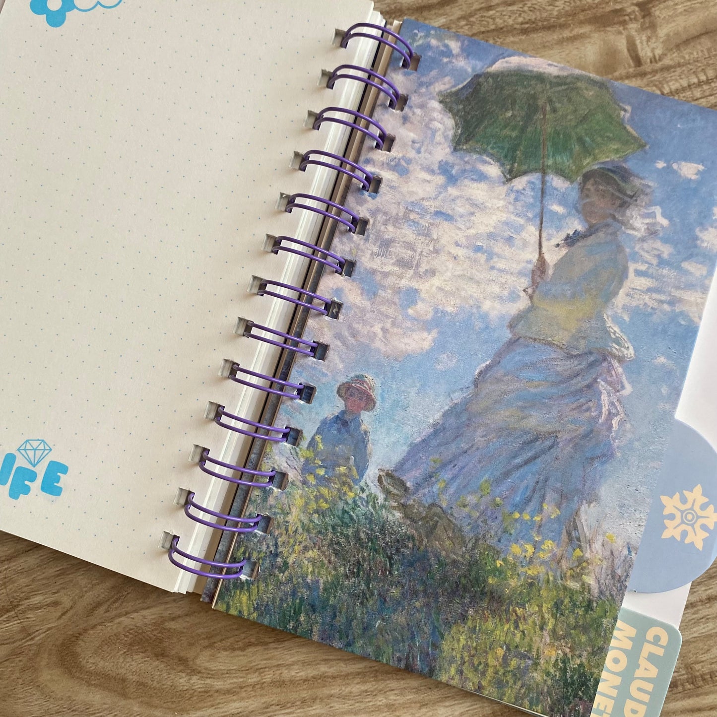 Cuaderno anillado pintores A6-100 hojas