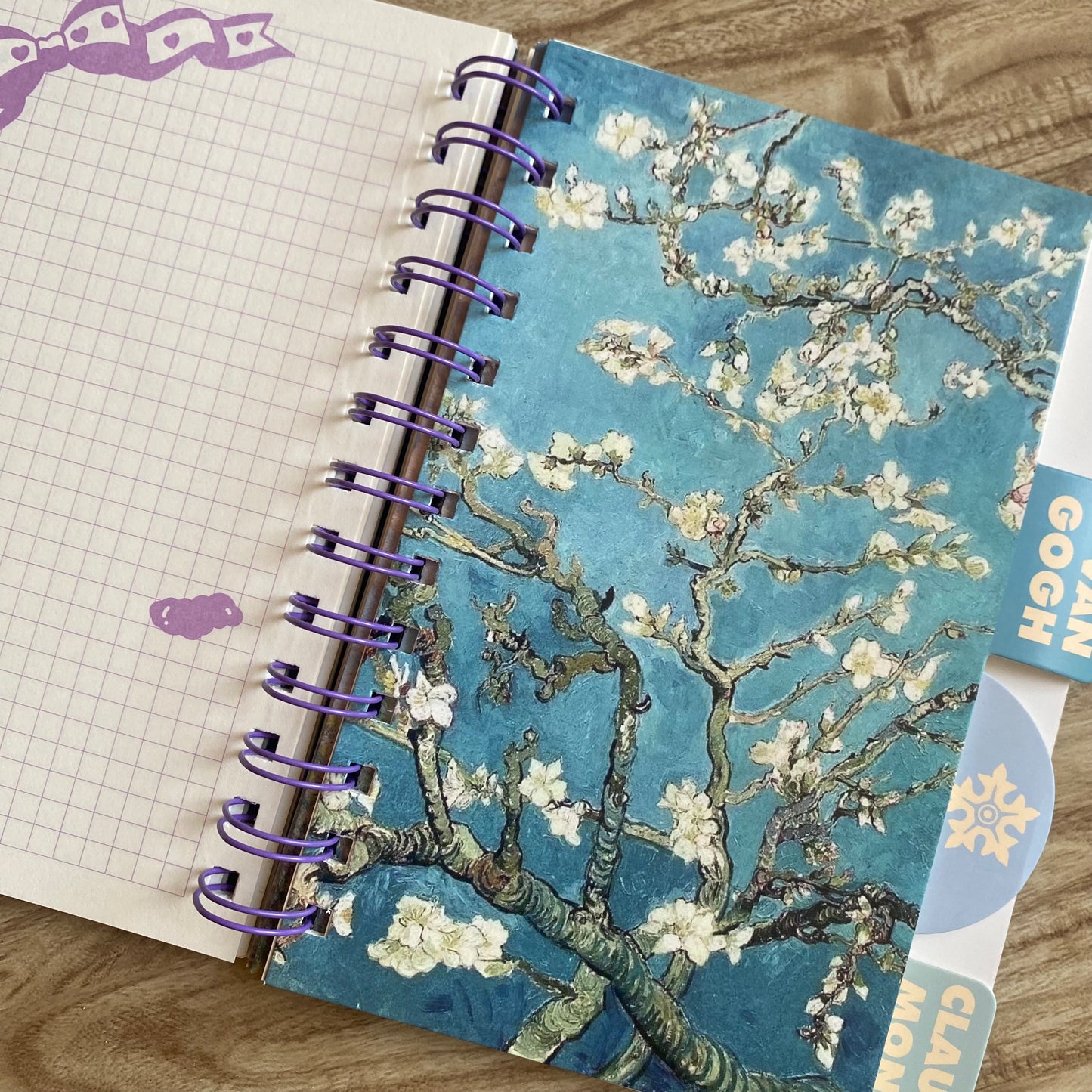Cuaderno anillado pintores A6-100 hojas