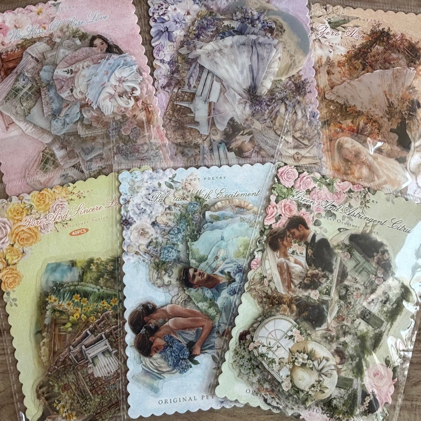 Stickers parejas y bodas-40 pzas