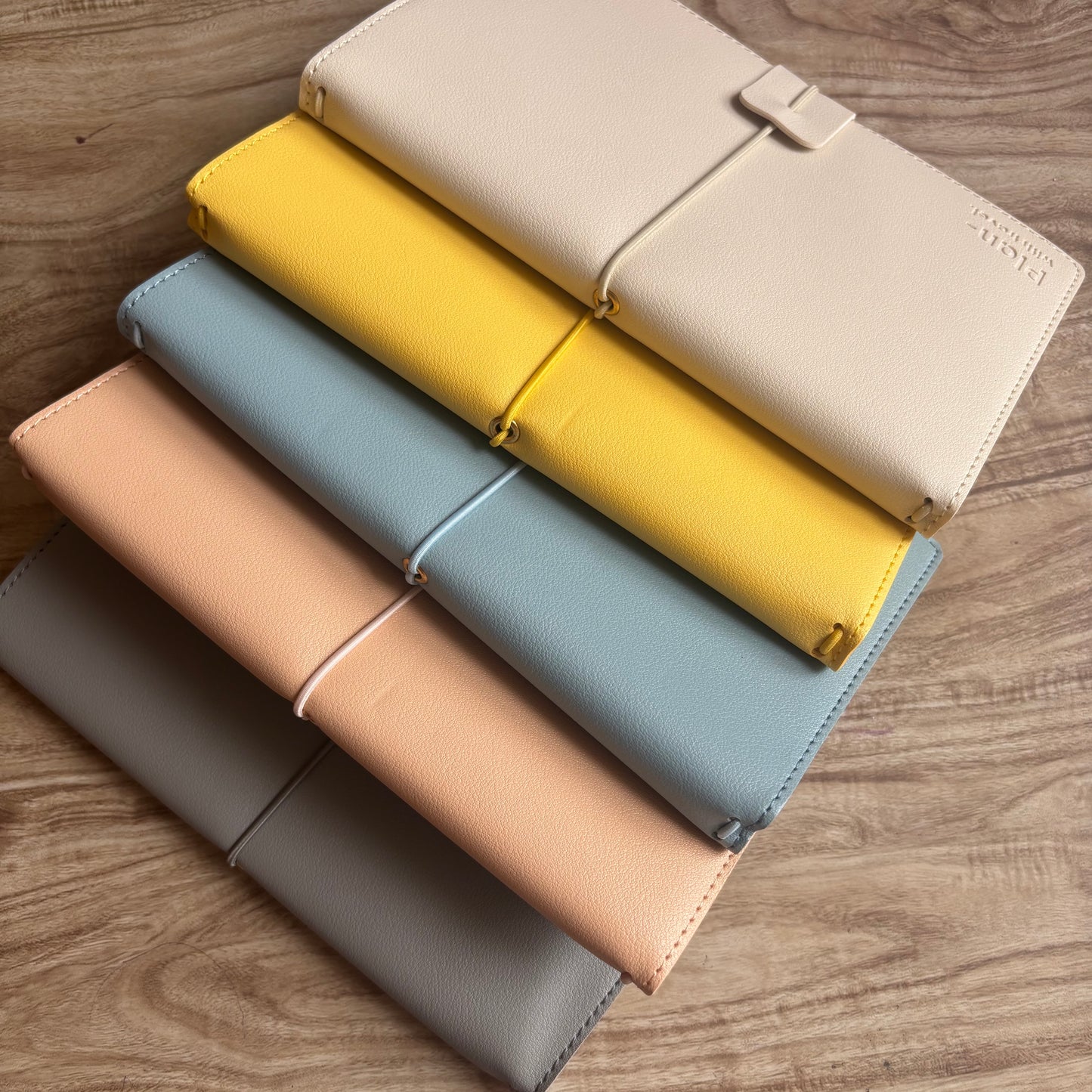 Notebook Travel cuero corrugado-2 cuadernillos