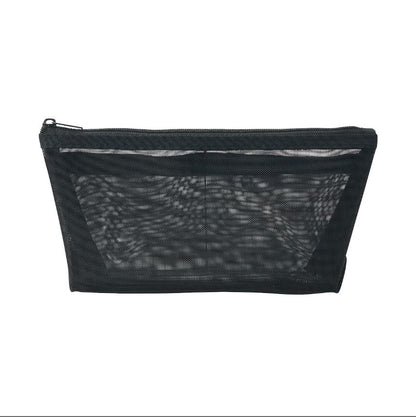 Estuche con malla de nailon con fuelle MUJI 17X10X5 cm