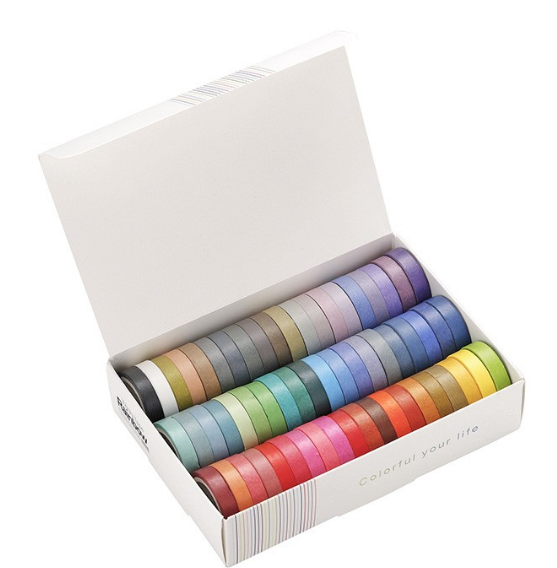 Set de washitape arcoiris-60 unidades
