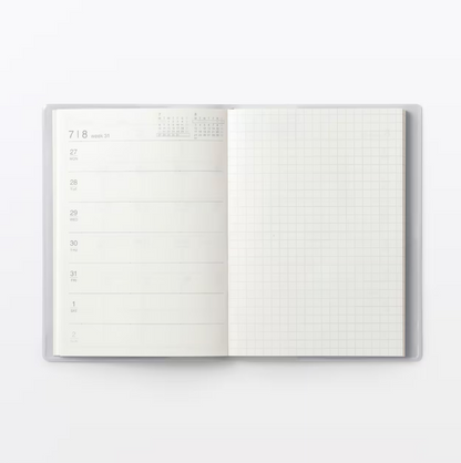 Planner Muji A6 Agost 26-Set 27-14 meses