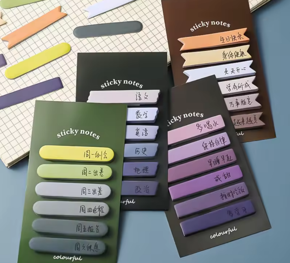 Sticky notes banderas-120 pzas