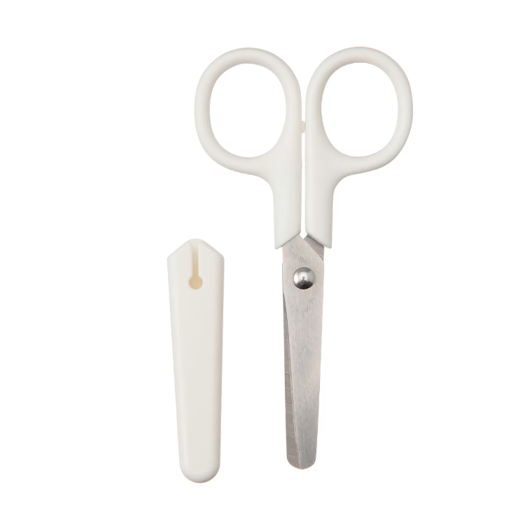 Tijera MUJI blanco 10.5 cm-1 pza