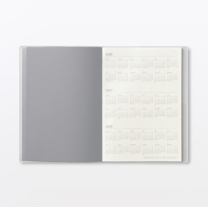 Planner Muji A5 Agost 26-Set 27-14 meses