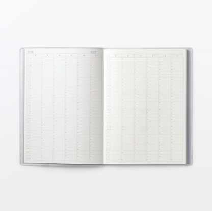 Planner Muji A5 Agost 26-Set 27-14 meses