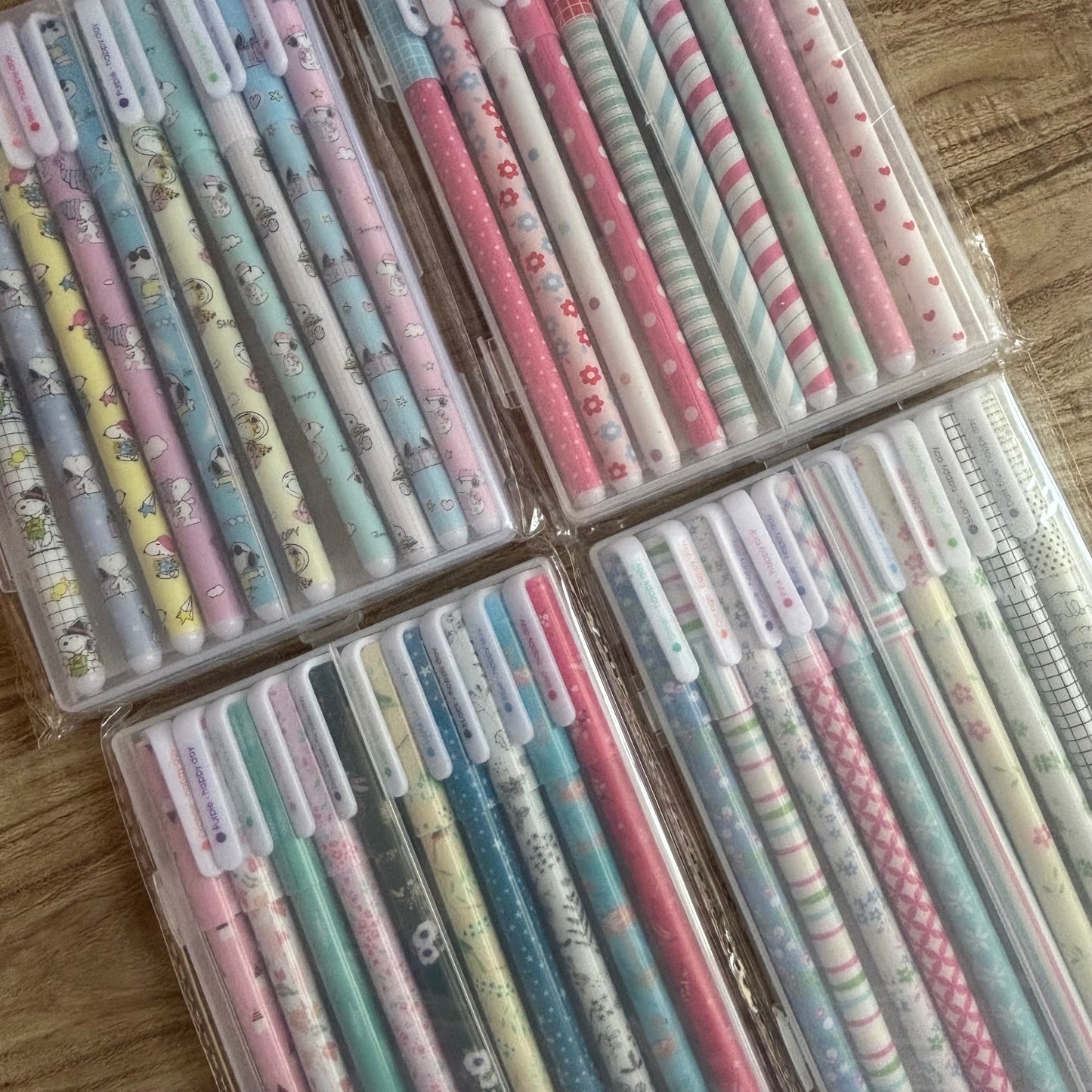 Set lapiceros tinta gel-10 pzas