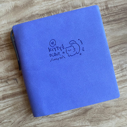 Cuaderno A7 hojas blancas + lapicero