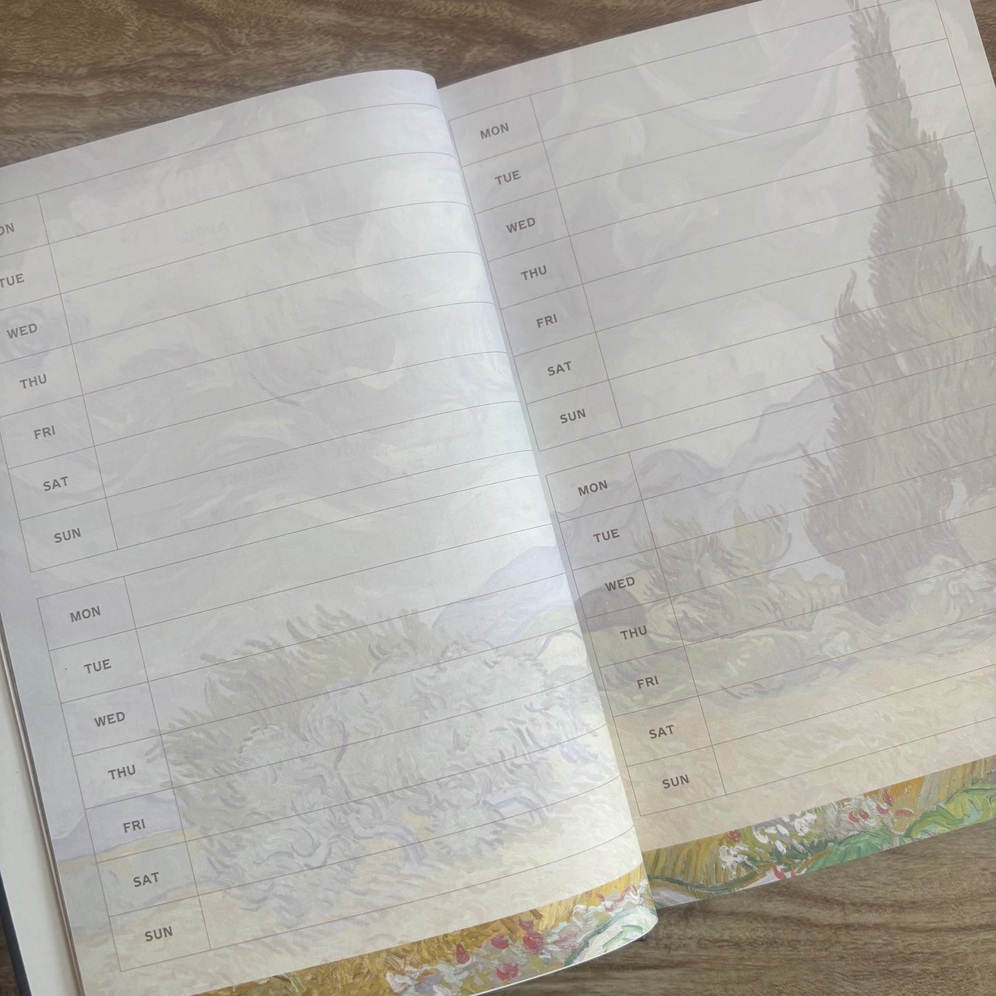 Libreta Van Gogh A5-128 hojas