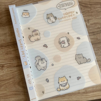Cuaderno infinito "gatitos" B5 -50 hojas rayadas