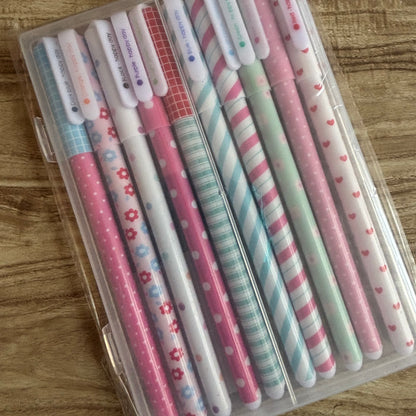 Set lapiceros tinta gel-10 pzas