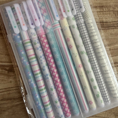 Set lapiceros tinta gel-10 pzas