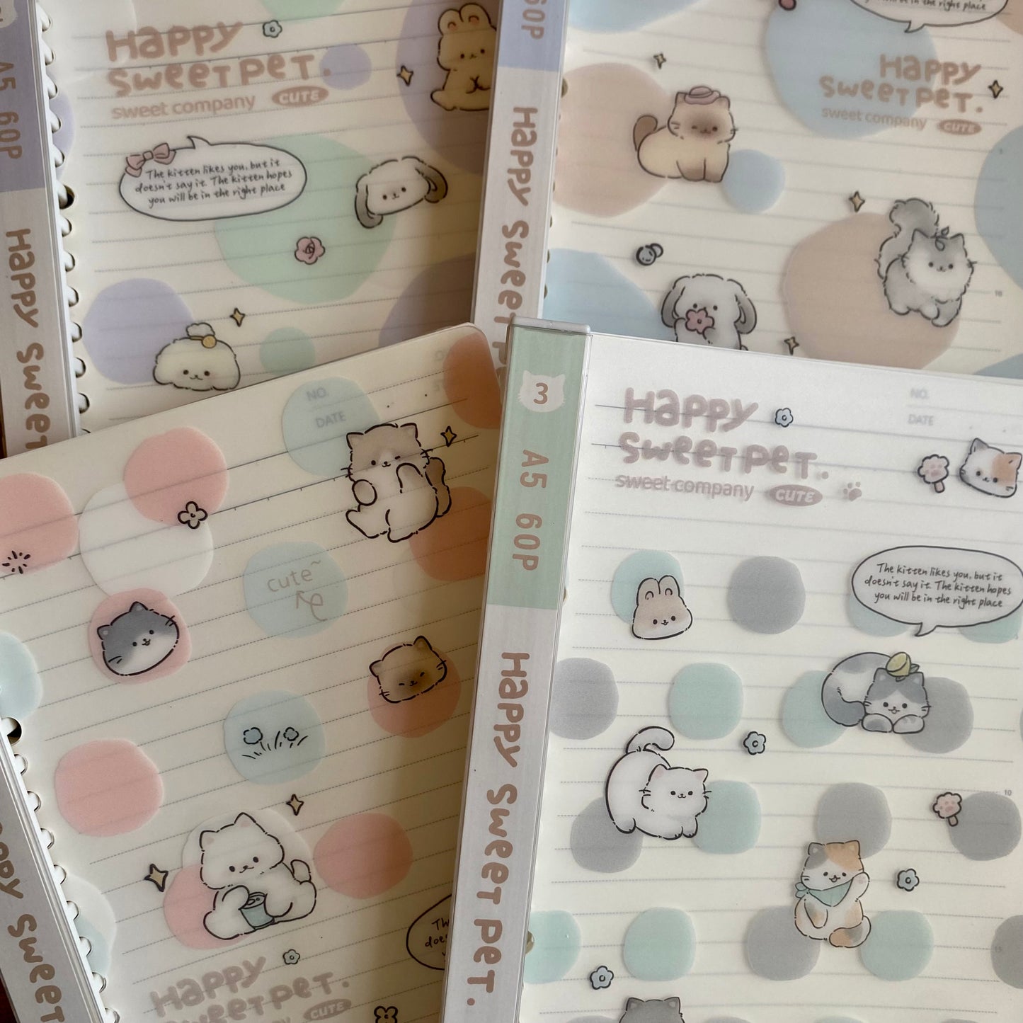 Cuaderno infinito "gatitos" A5 -50 hojas rayadas