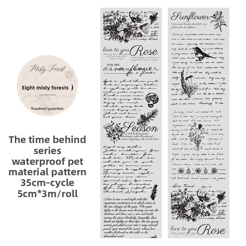 Washitape english letter-2 metros