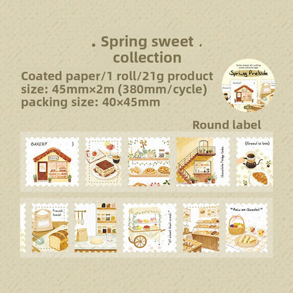 Washitape estampillas spring prelude-2 metros