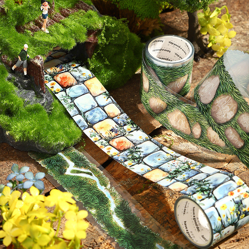 Washitape stone path-2 metros