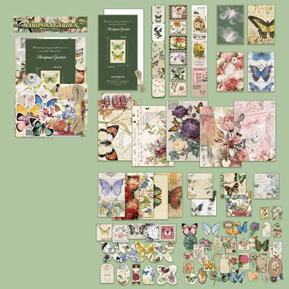 Set de papeleria + libreta-80 pzas