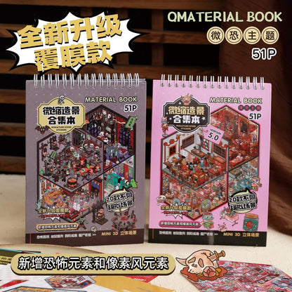 Libro Spooky town de 20 escenarios 3D A5