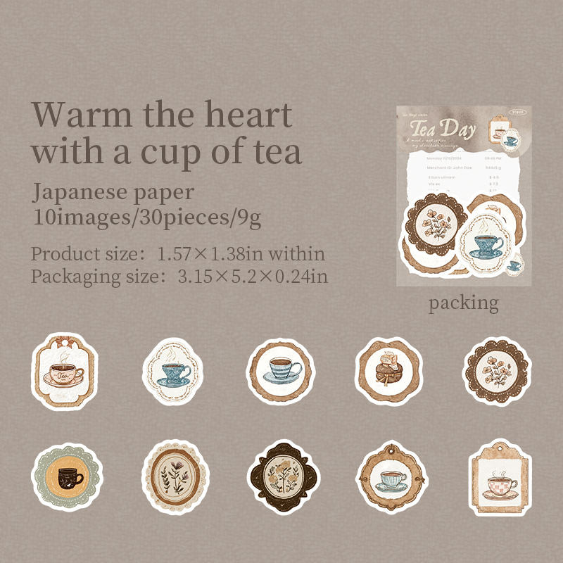 Stickers tea day-20 pzas