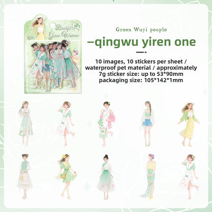 Stickers girls-10 pzas
