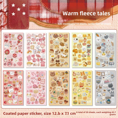 Block de stickers collections for patchwork cat-20 hojas