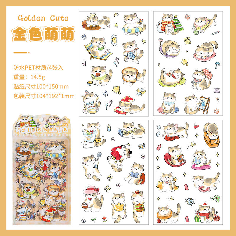 Stickers gatitos cute-4 planchas
