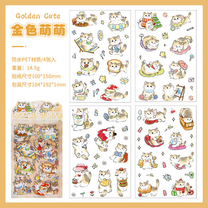 Stickers gatitos cute-4 planchas