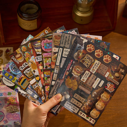 Libro de stickers estilo japoneses beautiful-45 hojas