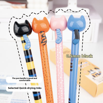 Lapicero gel tinta negra 0.5mm gatito-1 pza