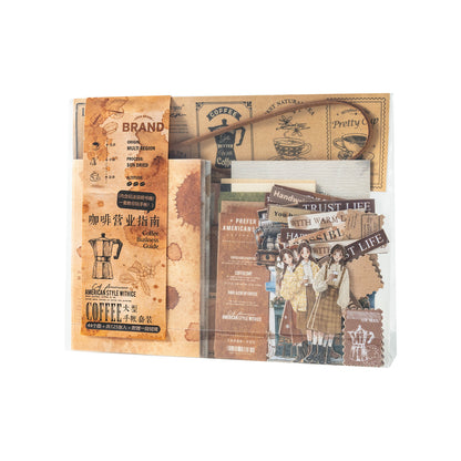 Set de papeleria Coffee-125 pzas