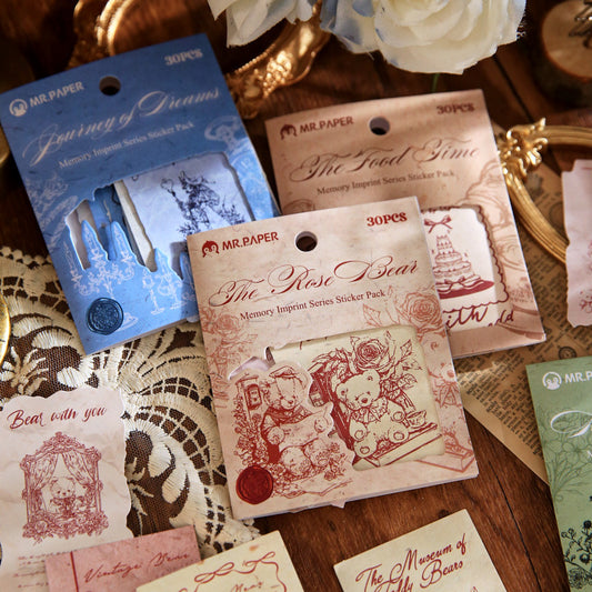 Stickers memory imprint-30 pzas